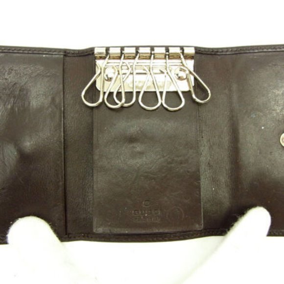 Gucci Key holder Key case Brown Woman unisex Authentic Used Y5837 - Picture 3 of 6